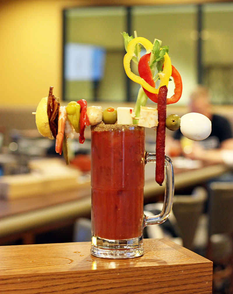 Jensen's Cafe ultimate bloody mary